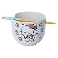 Hello Kitty® Ceramic Bowl With Chopsticks