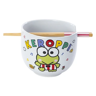 Hello Kitty And Friends® Keroppi™ Bowl With Chopsticks