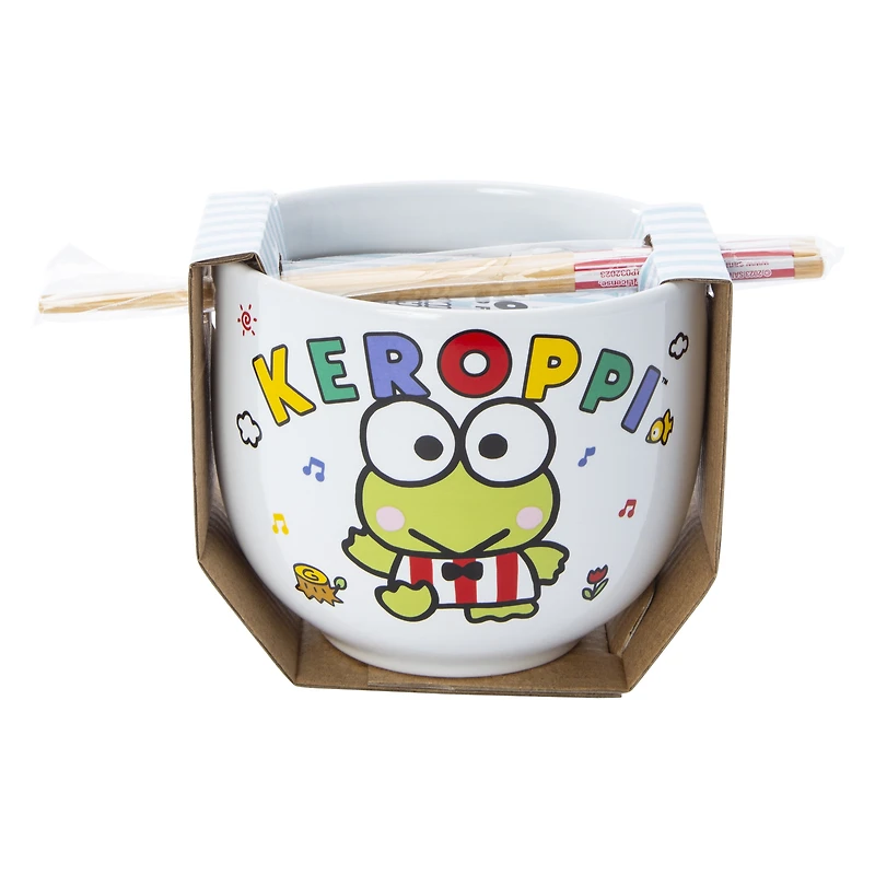 Hello Kitty And Friends® Keroppi™ Bowl With Chopsticks
