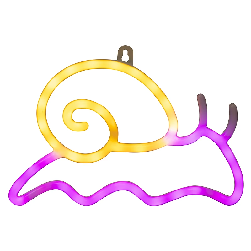 snail LED wall light 9.8in x 6.7in