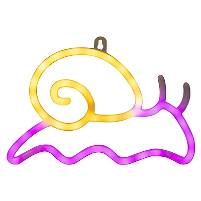 snail LED wall light 9.8in x 6.7in