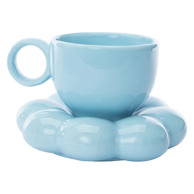 cloud saucer & cup set 7.25oz