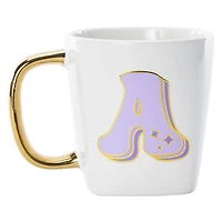 Metallic Disco Monogram Mug