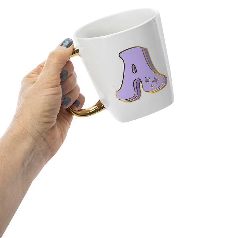 Metallic Disco Monogram Mug