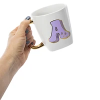 Metallic Disco Monogram Mug