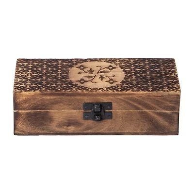 Engraved Wooden Box