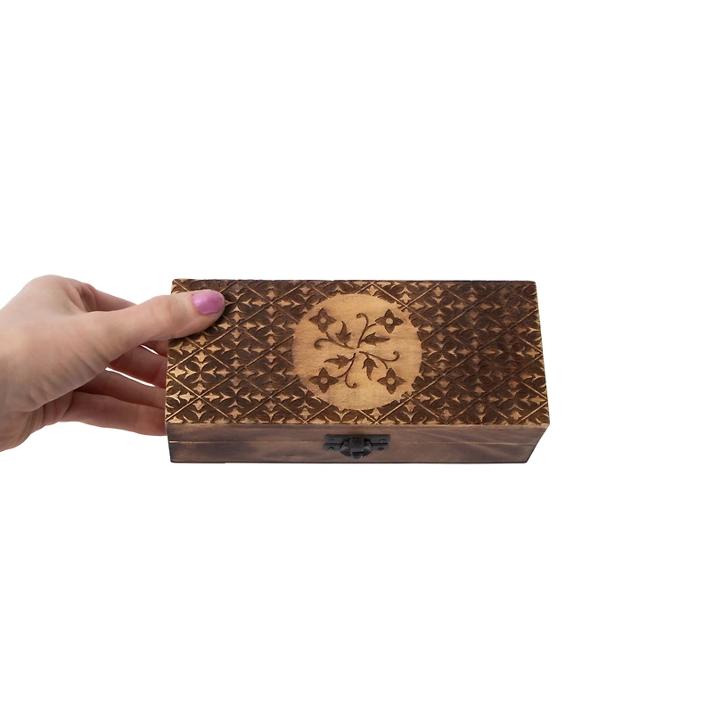 Engraved Wooden Box