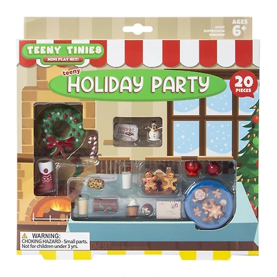 Teeny Tinies Holiday Party 20-Piece Play Set