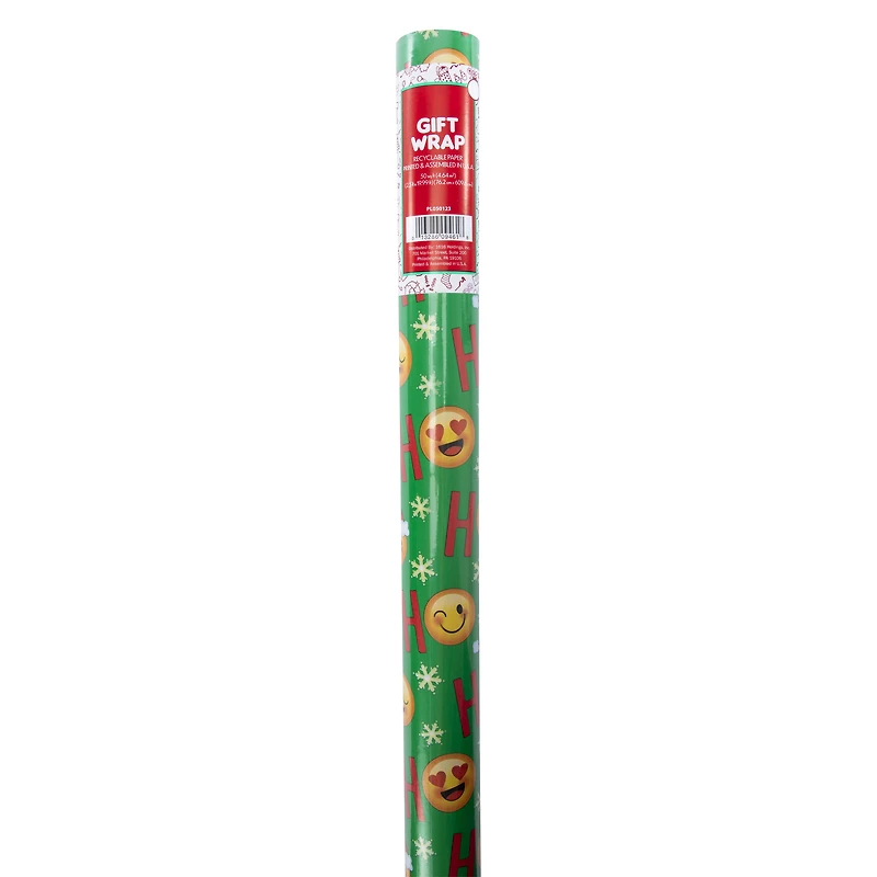 Kids Holiday Gift Wrapping Paper 50 Sq ft