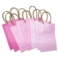 10-Pack Small Kraft Gift Bags 8.35in x 5.2in