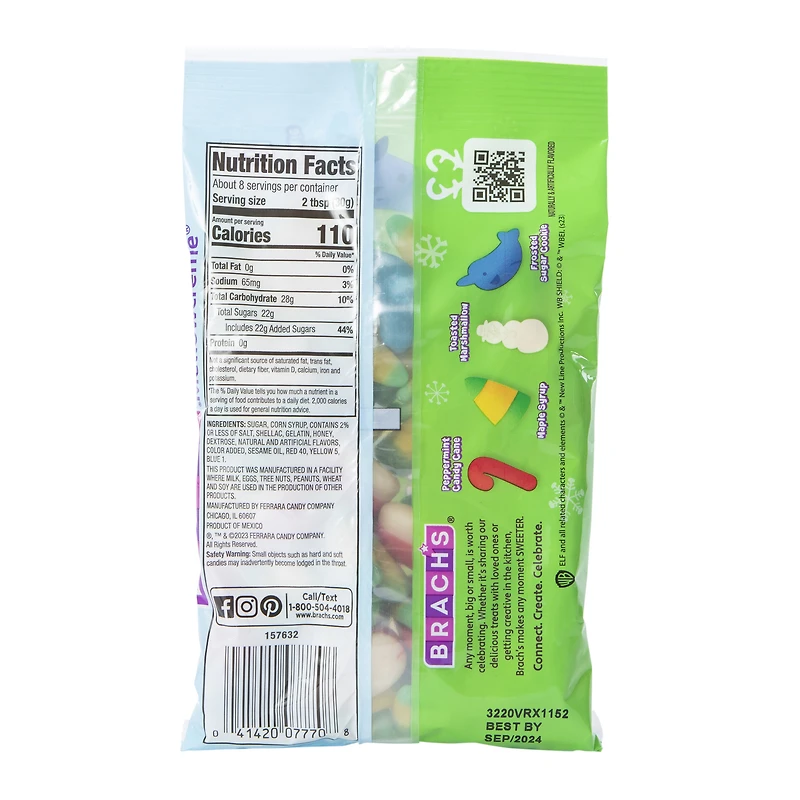 Brach’s® Candy Cane Forest Elf™ Mellowcreme® Candy 8oz