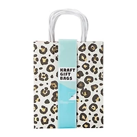 Medium Kraft Party Gift Bags 7.95in x 10in, 6-Count