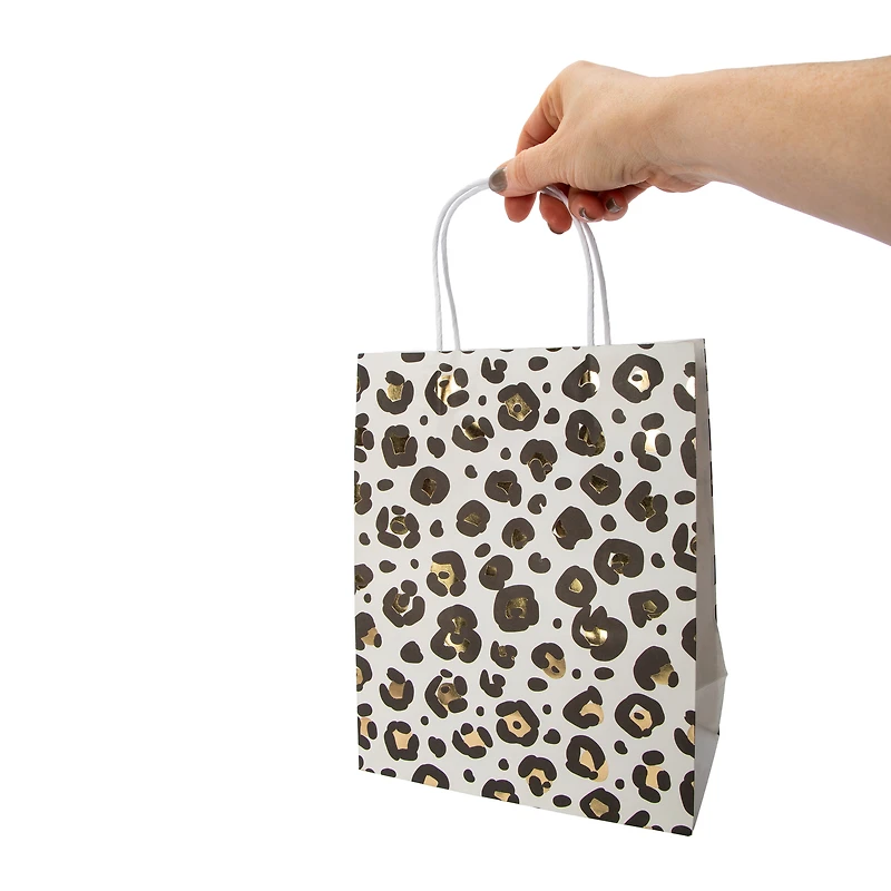 Medium Kraft Party Gift Bags 7.95in x 10in, 6-Count