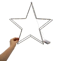 LED hanging star 18in