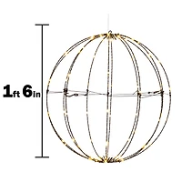 LED Hanging Globe 18in