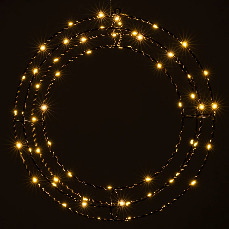 LED Wreath 15in