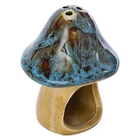 glazed mushroom incense burner