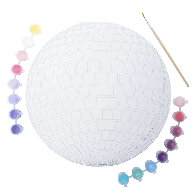 paint your own disco canvas art kit