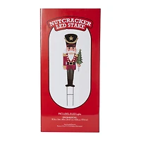 Holiday Nutcracker LED Stake 40in