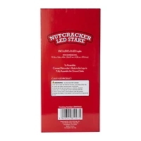 Holiday Nutcracker LED Stake 40in