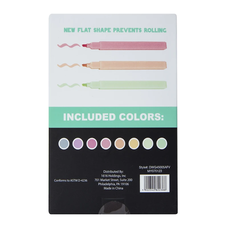 Block Highlighters 8-Count