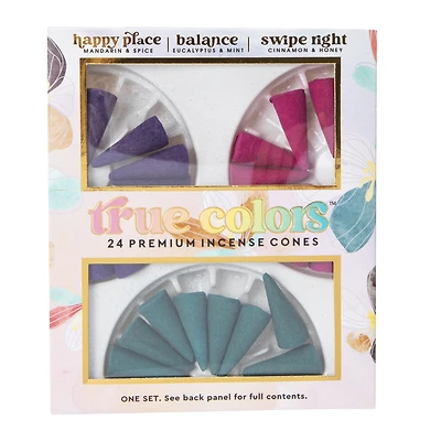True Colors™ Premium Incense Cones 24-Count