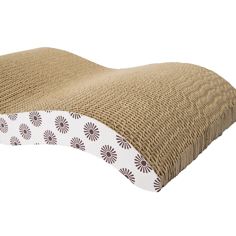 Wavy Cardboard Cat Scratcher 17.75in X 9.5in