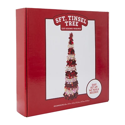 5ft tinsel tree