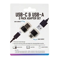 USB-C & USB-A Adapter Set 2-Pack