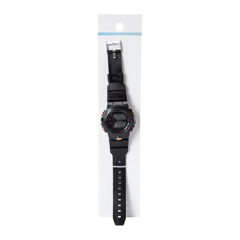 Digital Chronograph Watch With Alarm