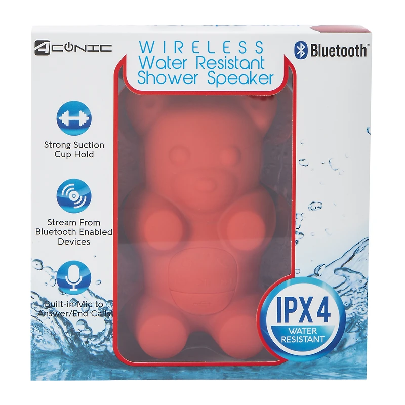 Molded Icon Wireless Shower Speaker