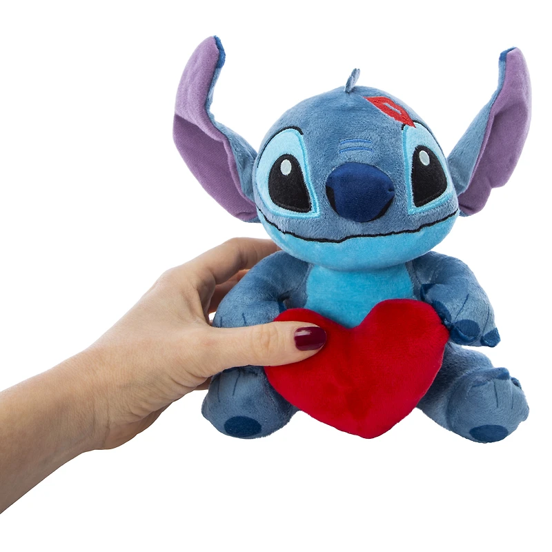 Disney Stitch Heart Plush 7.8in