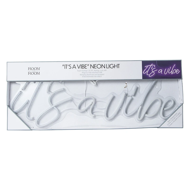 It's A Vibe Neon Light 27.6in x 10.4in