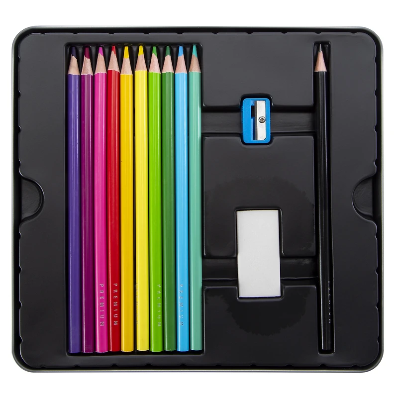 Premium Drawing Pencils 33-Piece Set