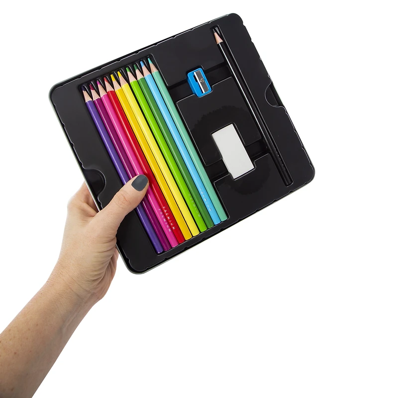 Premium Drawing Pencils 33-Piece Set