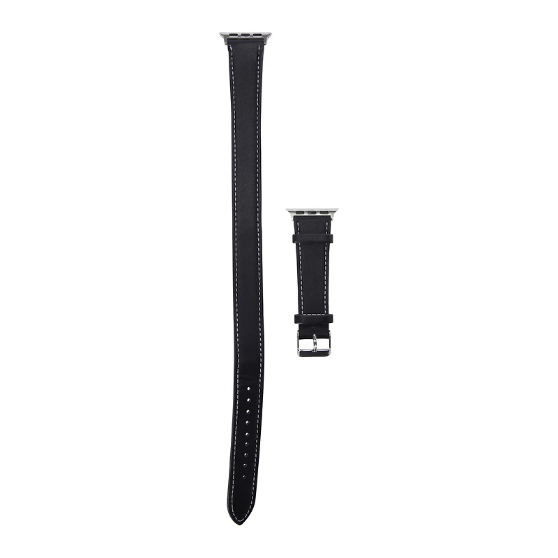 Faux Leather Double Wrap Strap For Apple Watch®