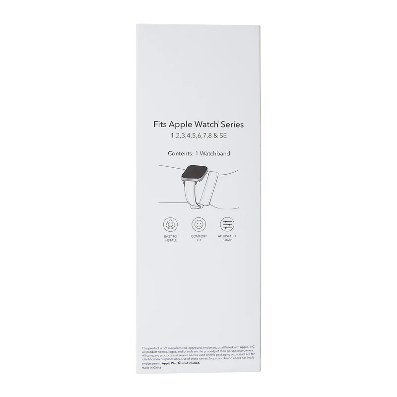 Faux Leather Double Wrap Strap For Apple Watch®