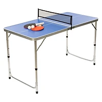 Junior Table Tennis Set With Foldable Table 48in