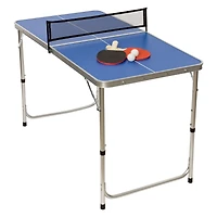 Junior Table Tennis Set With Foldable Table 48in