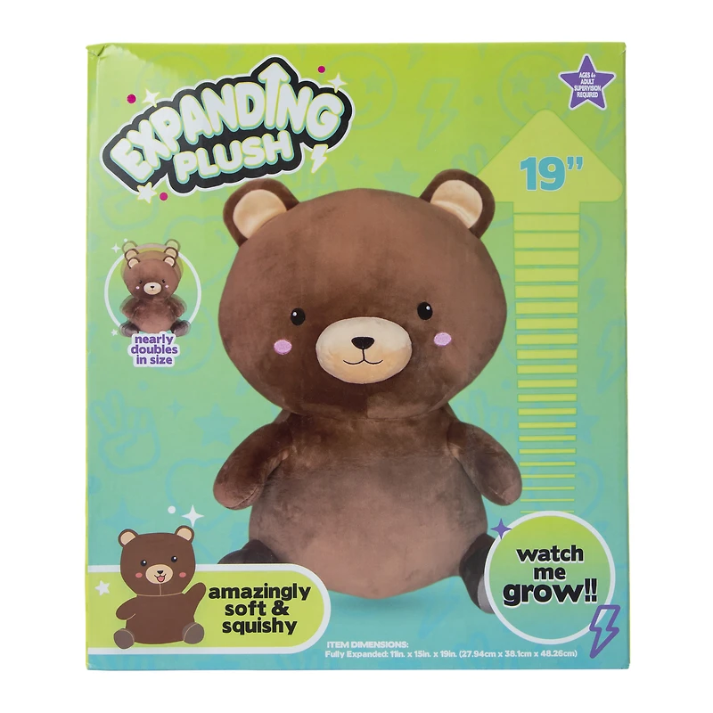 teddy bear expanding plush 19in