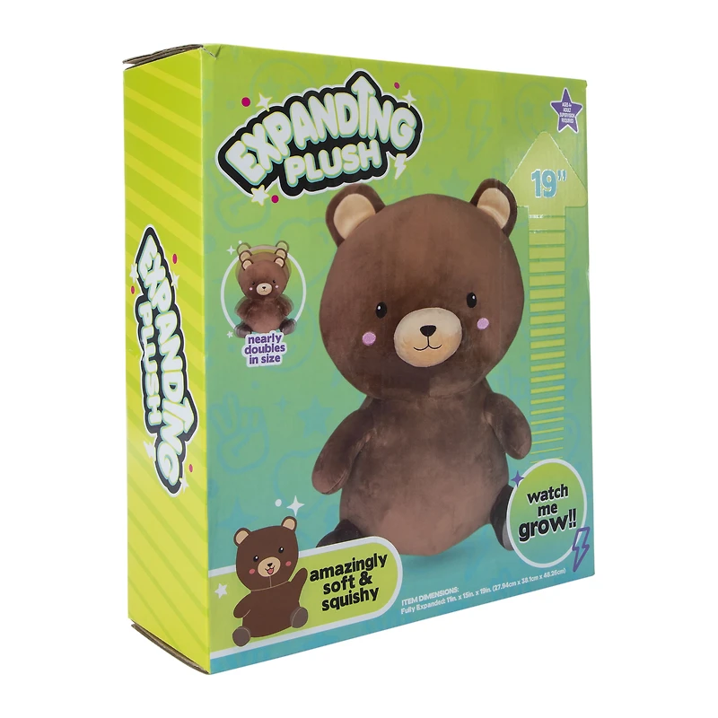 teddy bear expanding plush 19in