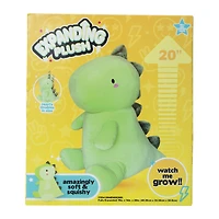 dinosaur expanding plush 20in