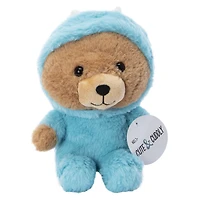 Hooded Stuffed Bear Plush 9in