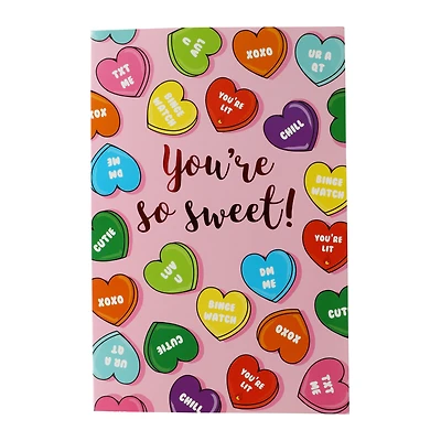 Jumbo Valentine's Day Card 8in x 12in