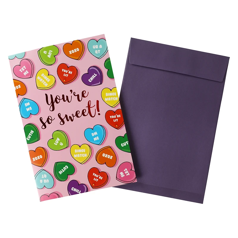 Jumbo Valentine's Day Card 8in x 12in