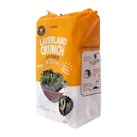 laverland crunch wasabi roasted seaweed 1.43oz