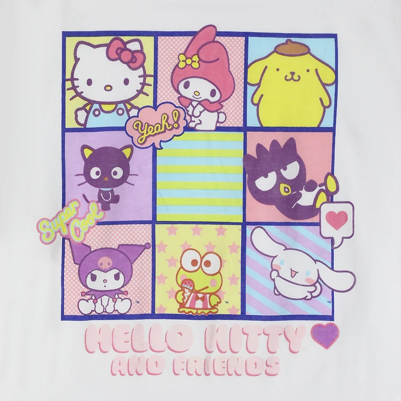 Hello Kitty And Friends® Grid Graphic Tee
