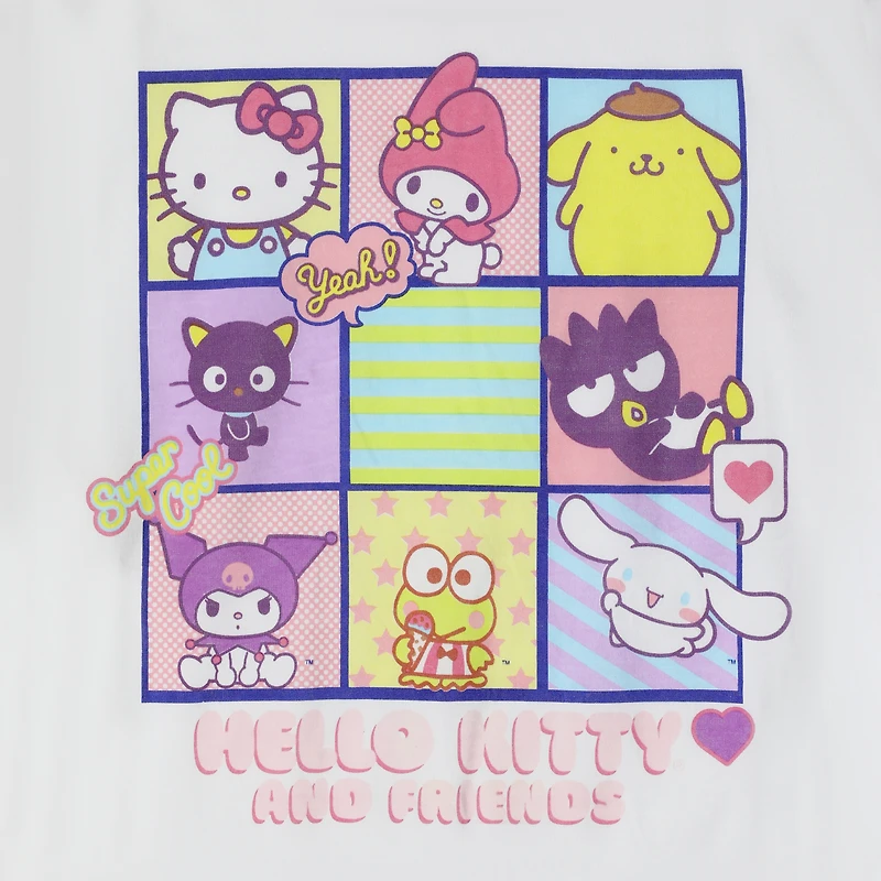 Hello Kitty And Friends® Grid Graphic Tee