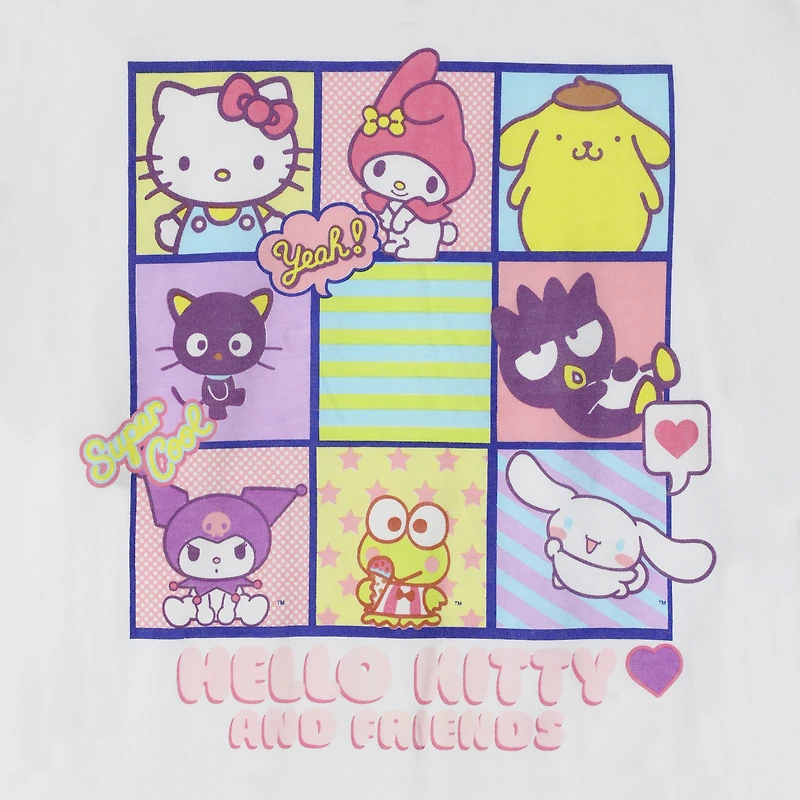 Hello Kitty And Friends® Grid Graphic Tee