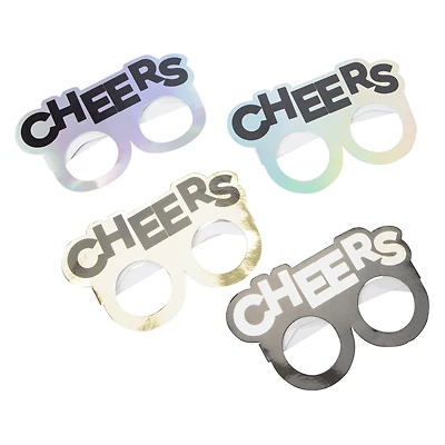 Paper Party Eye Glasses 4-Pack